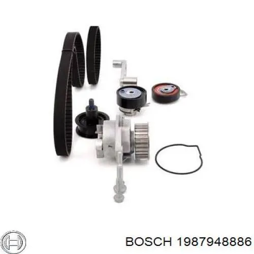 1987948886 Bosch kit de correa de distribución