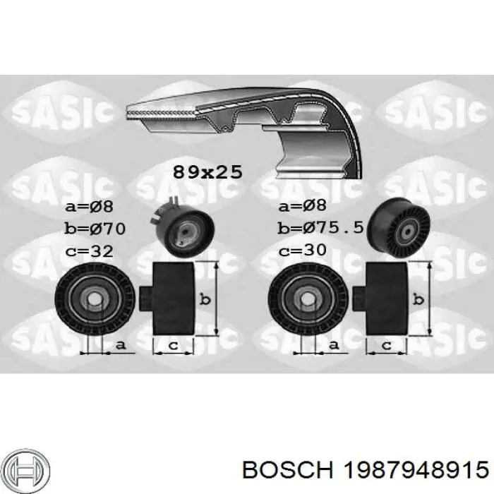 Kit correa de distribución Renault Espace 4 JK0