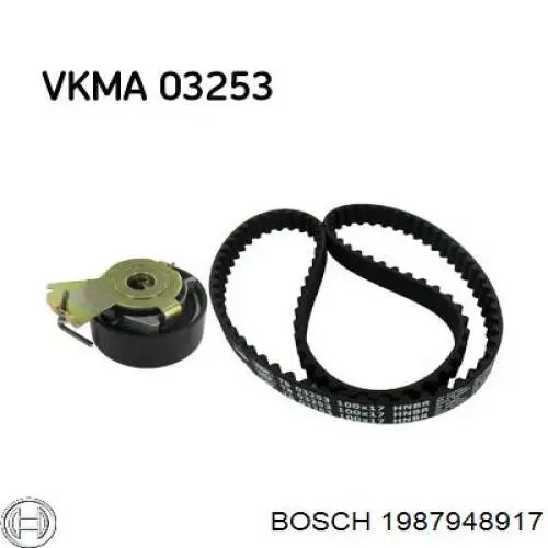 1987948917 Bosch kit de correa de distribución