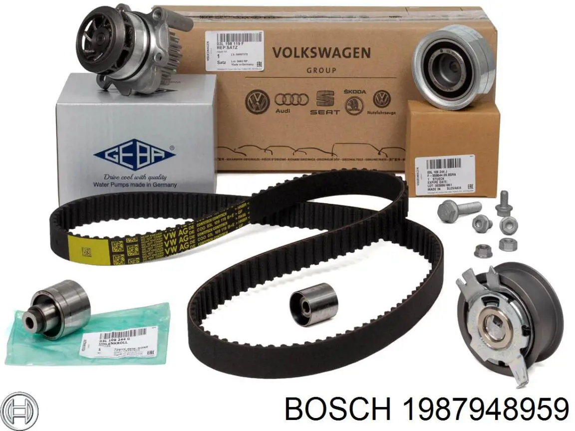 1987948959 Bosch kit correa de distribución