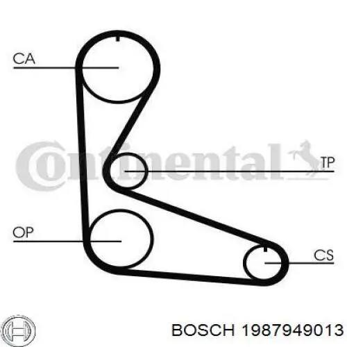 Correa de distribución Continental/Siemens CT702 precio, desde 10,87 EUR