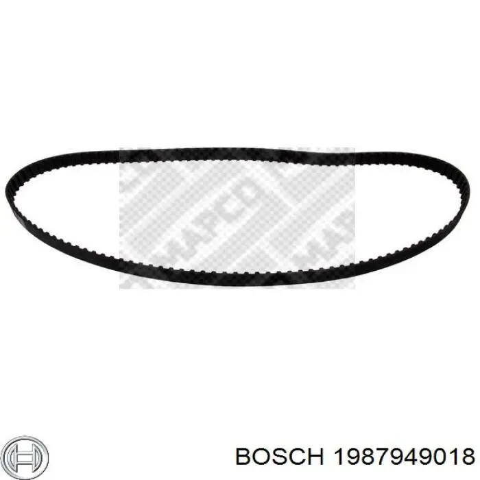 1987949018 Bosch Correa dentada