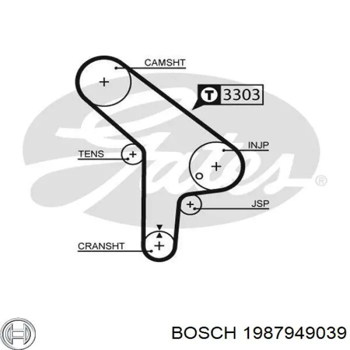 1987949039 Bosch correa distribucion
