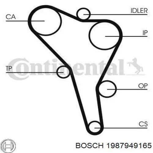 1987949165 Bosch correa distribucion