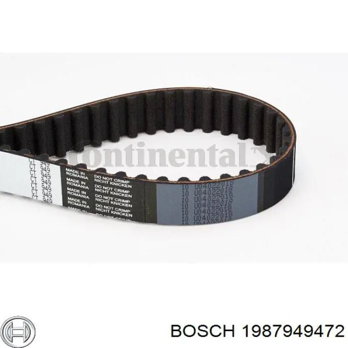 1987949472 Bosch Correa dentada
