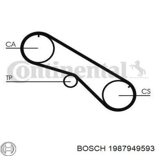 1356817010 Toyota Correa dentada