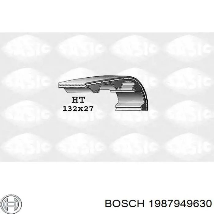 Correa de distribución Bosch 1987949630