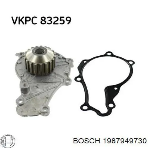 Bomba de agua Peugeot Partner 1 5F