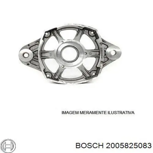 2005825083 Bosch tapa de motor de arranque delantera