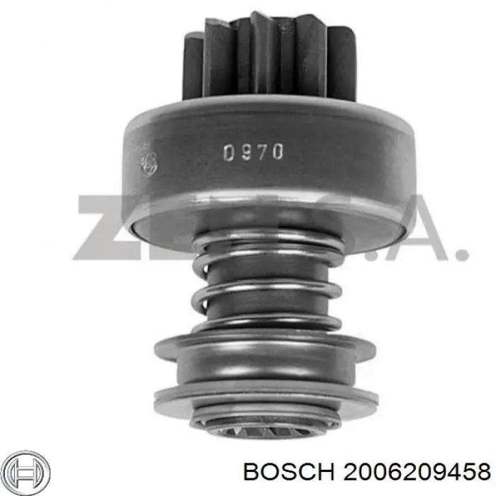 2006209458 Bosch bendix, motor de arranque