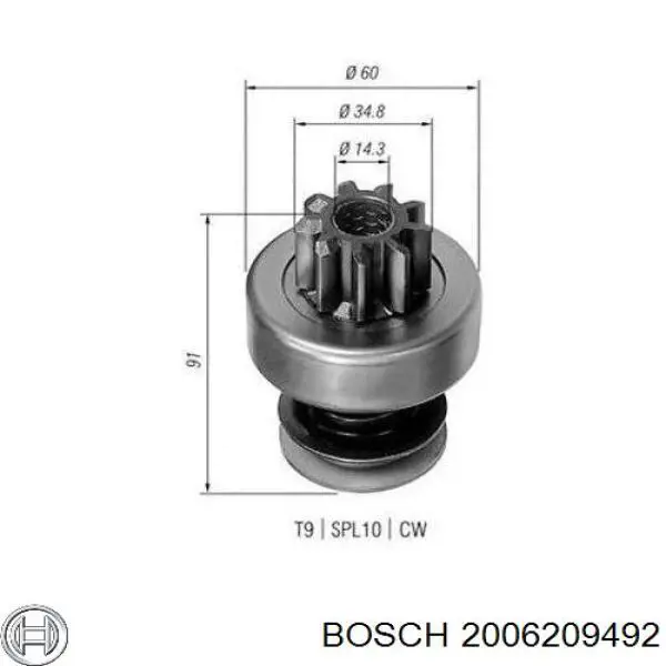 2006209492 Bosch bendix