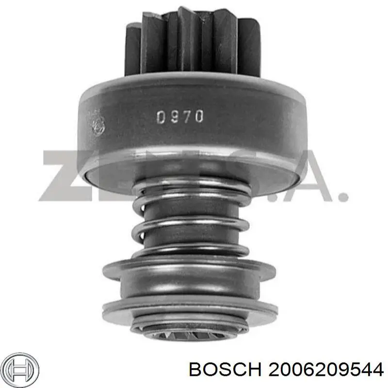 2006209544 Bosch bendix, motor de arranque