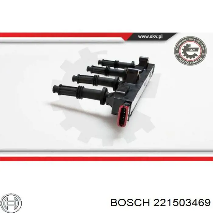 Bobina de chispa Bosch 221503469 precio, desde 140,95 EUR