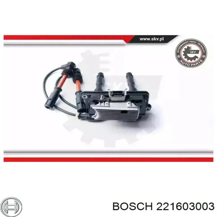 221603003 Bosch bobina de encendido