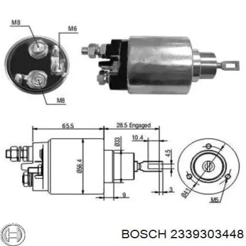 Interruptor solenoide Bosch 2339303448