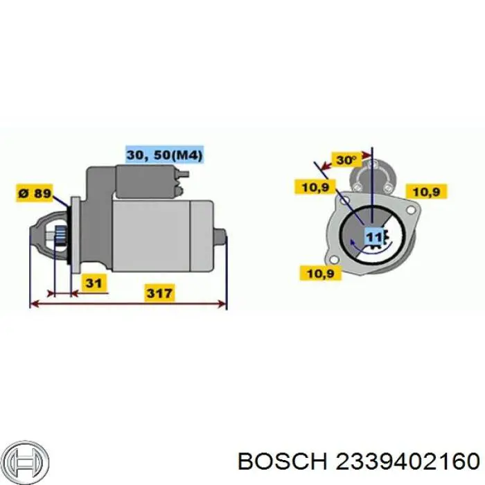51262120009 MAN Solenoide arranque