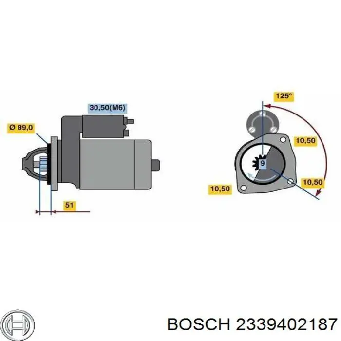 2339402187 Bosch Solenoide arranque