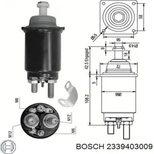 Comprar 2339403009 Bosch Interruptor magnético de arranque