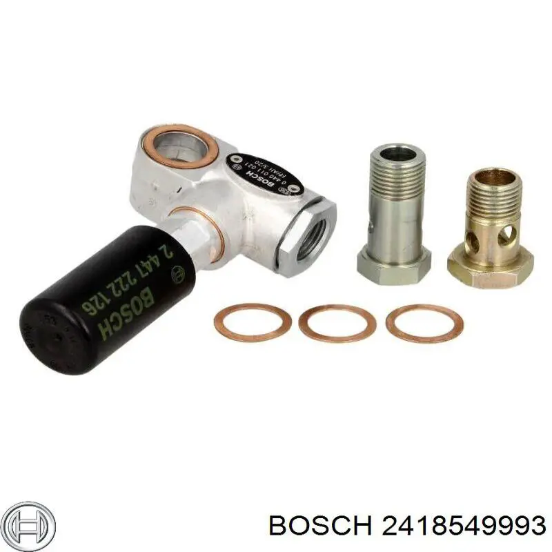 2418549993 Bosch valvula de bomba de combustible de alta presion