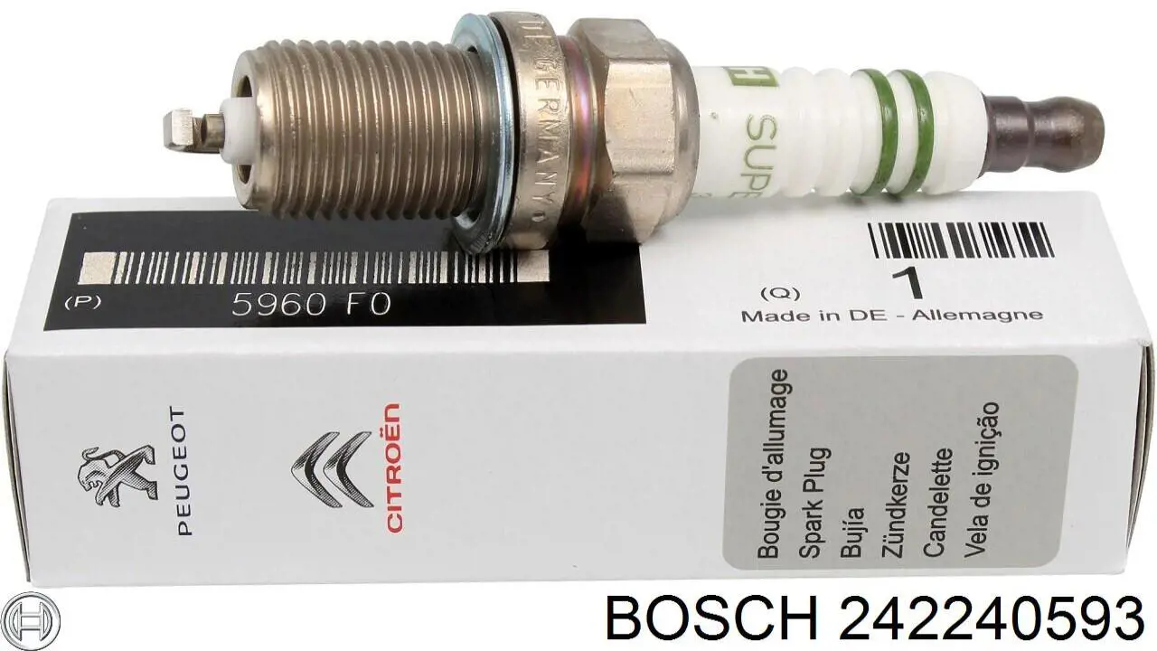242240593 Bosch Bujía de ignición