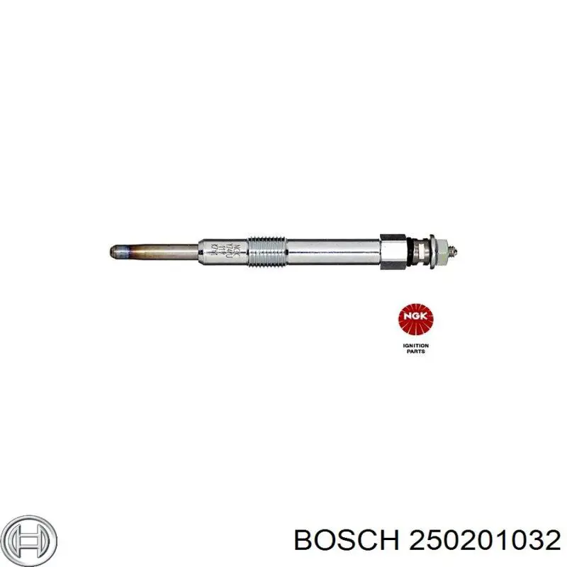 Bujía de precalentamiento 250201032 Bosch