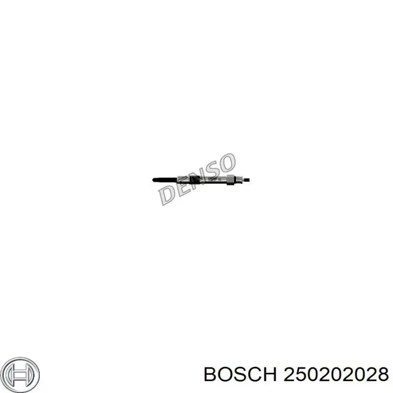 Bujía de precalentamiento 250202028 Bosch
