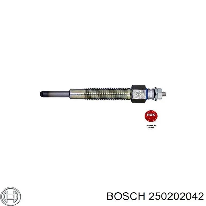 Bujía de precalentamiento 250202042 Bosch