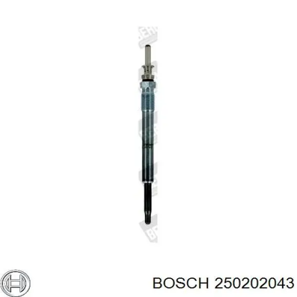 Bujía de precalentamiento 250202043 Bosch