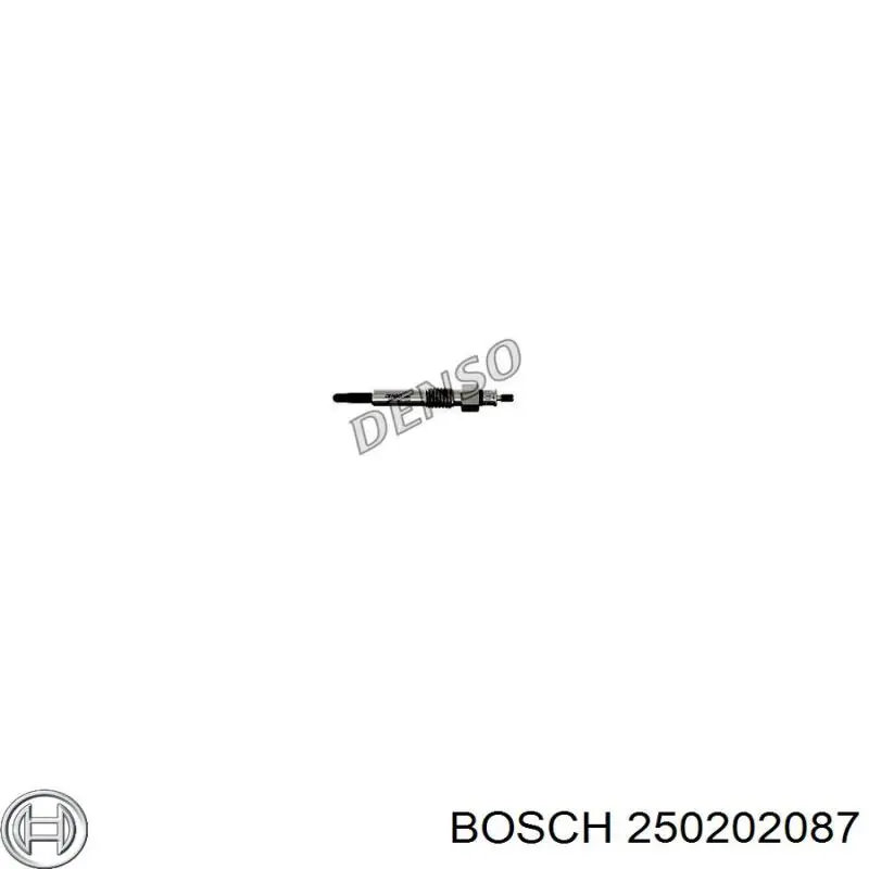 Bujía de precalentamiento 250202087 Bosch