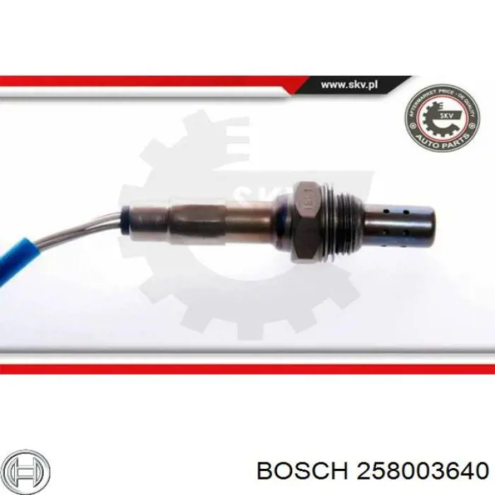 258003640 Bosch sonda lambda sensor de oxigeno para catalizador
