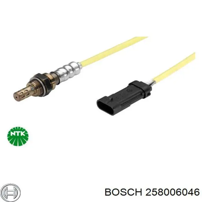258006046 Bosch Sonda lambda de oxígeno posterior al catalizador