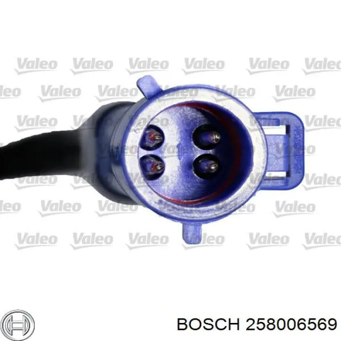 258006569 Bosch sonda lambda sensor de oxigeno post catalizador