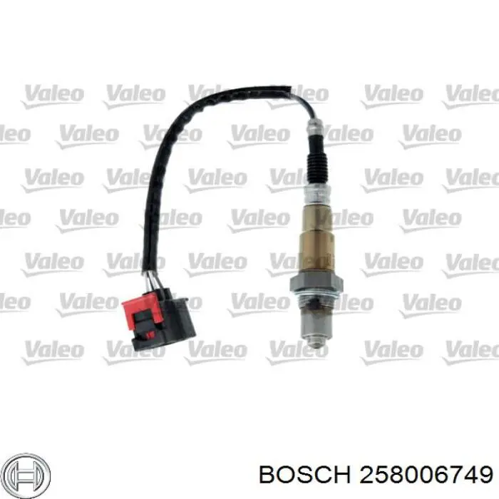 258006749 Bosch sonda lambda sensor de oxigeno post catalizador