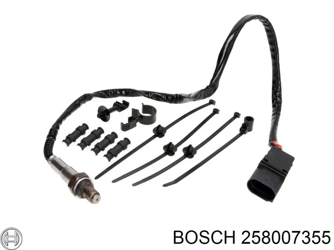 258007355 Bosch sonda lambda sensor de oxigeno para catalizador
