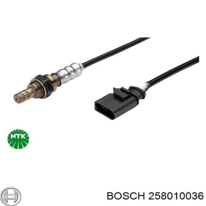 258010036 Bosch Sonda lambda de oxígeno posterior al catalizador