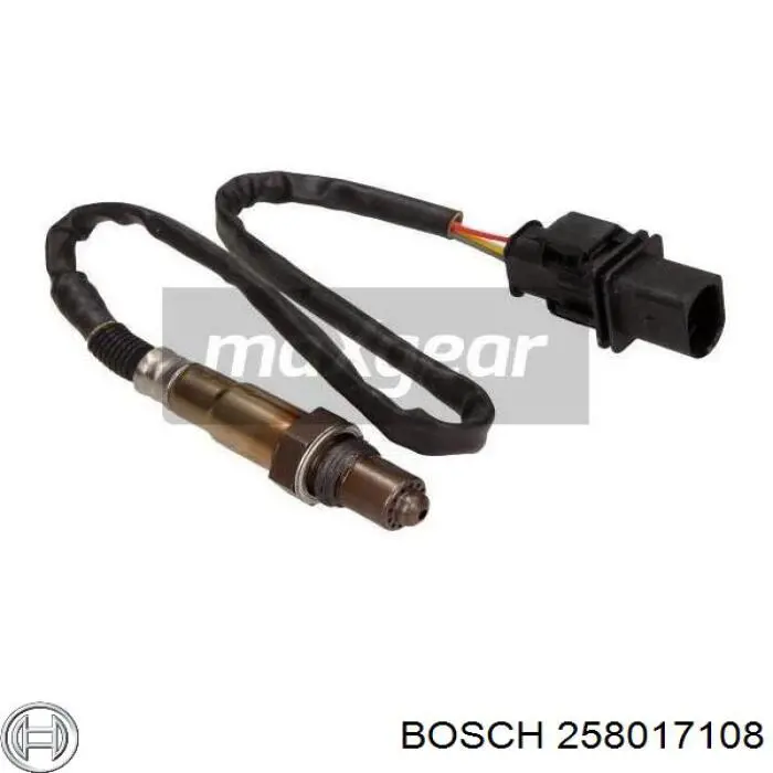 Sensor de oxígeno previo al catalizador Bosch 258017108 precio, desde 143,85 EUR