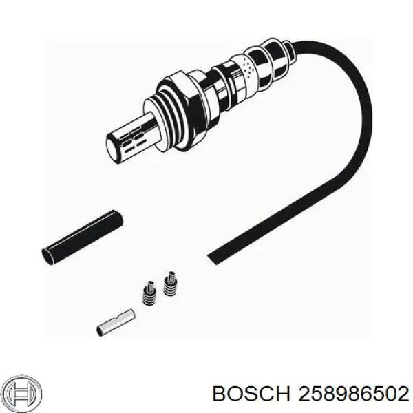 258986502 Bosch sonda lambda sensor de oxigeno para catalizador