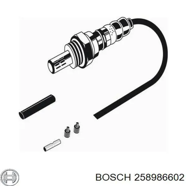 Sensor de oxígeno previo al catalizador 258986602 Bosch