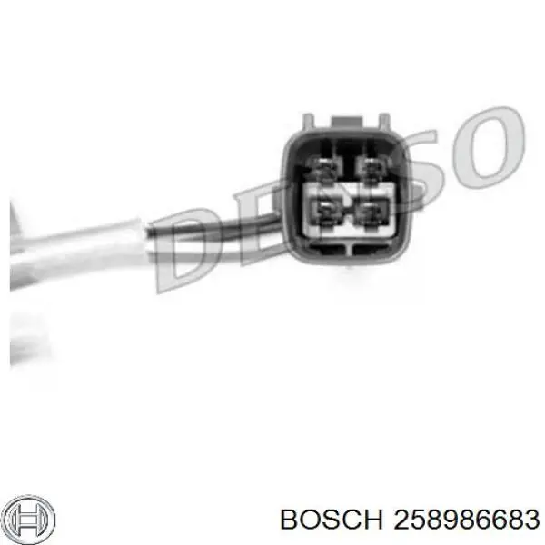 258986683 Bosch sonda lambda, sensor de oxígeno despues del catalizador izquierdo