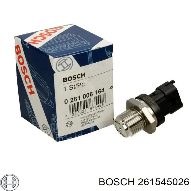 261545026 Bosch sensor de presión de combustible