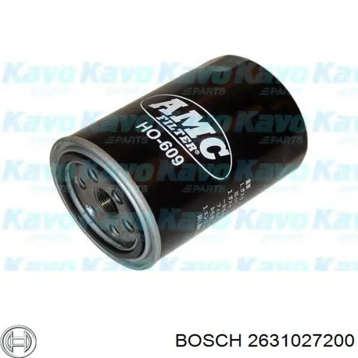 2631027200 Bosch filtro de aceite