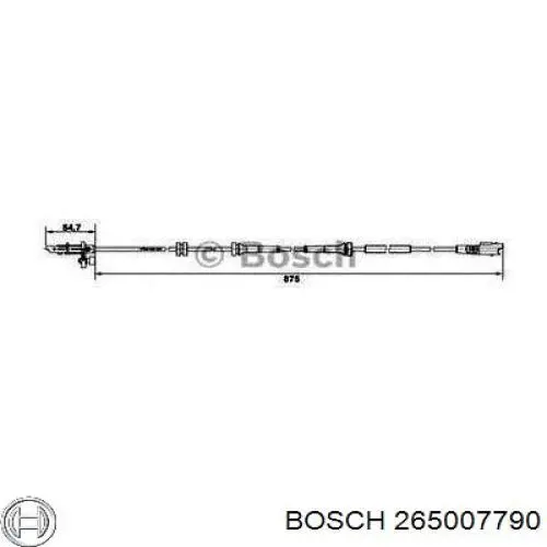 265007790 Bosch sensor abs delantero