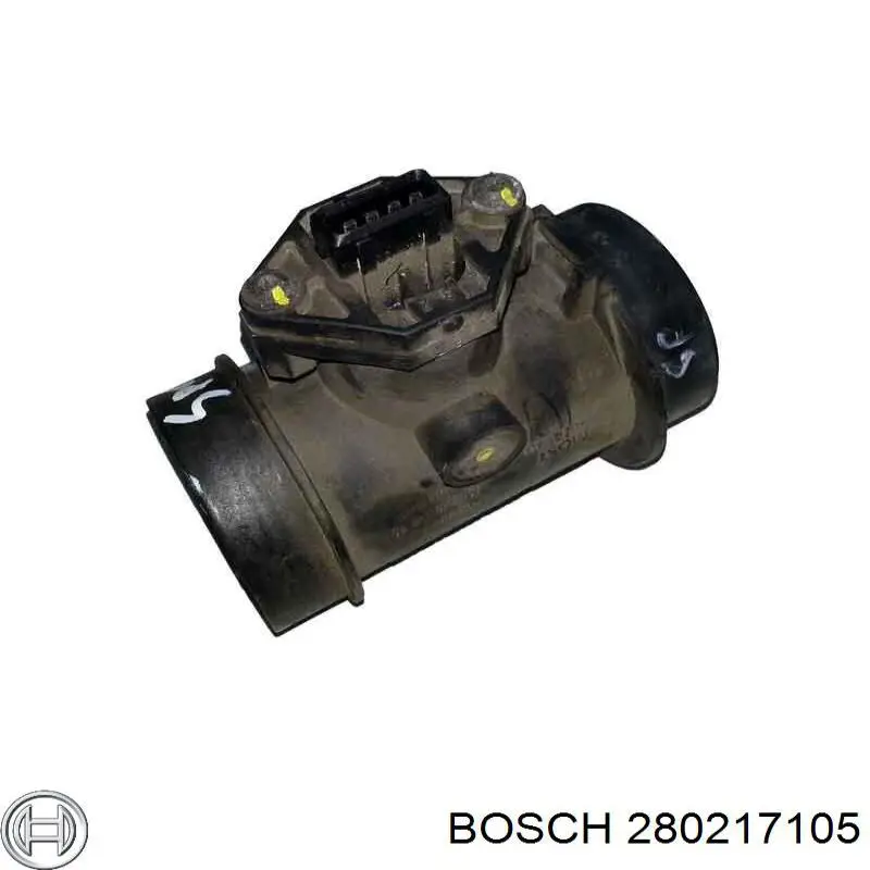 280217105 Bosch sensor de flujo de aire/medidor de flujo (flujo de aire masibo)