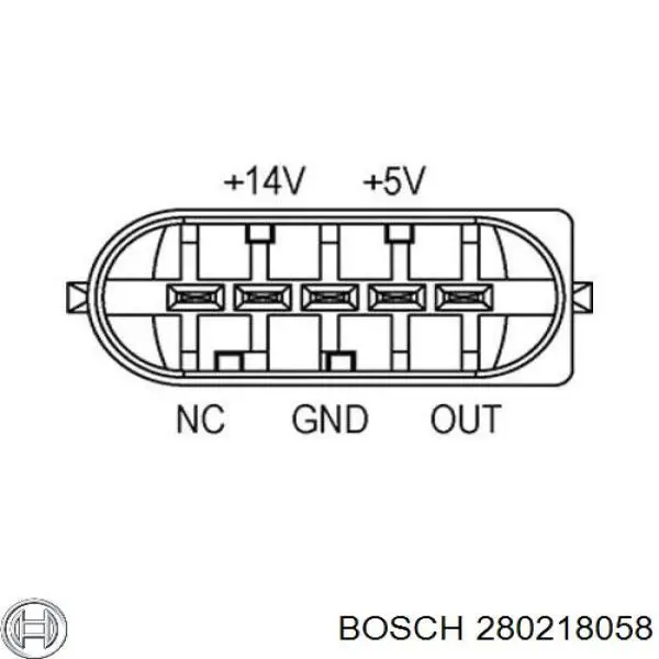 280218058 Bosch medidor de masa de aire