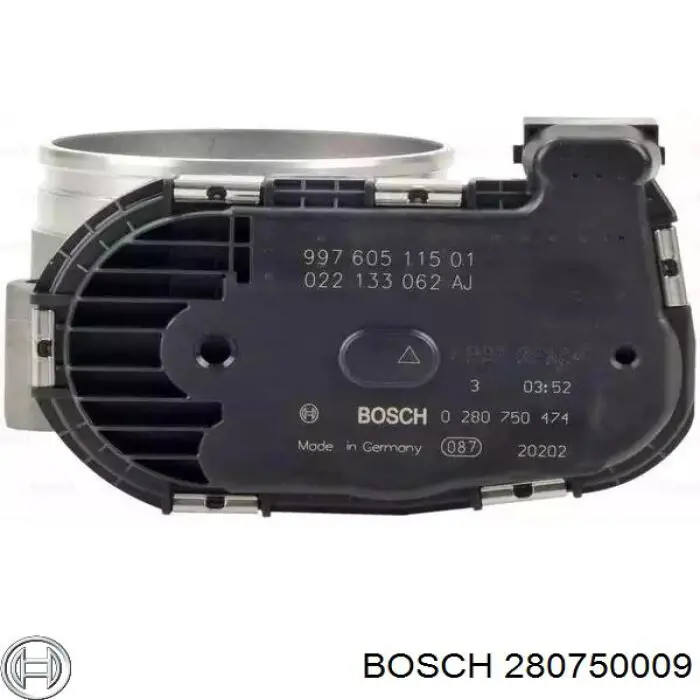 280750009 Bosch cuerpo de mariposa completo