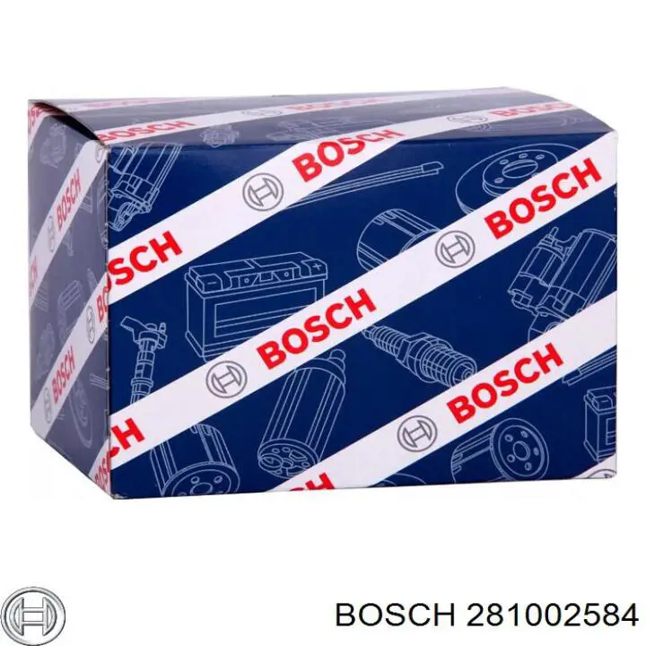 281002584 Bosch regulador de presión de combustible
