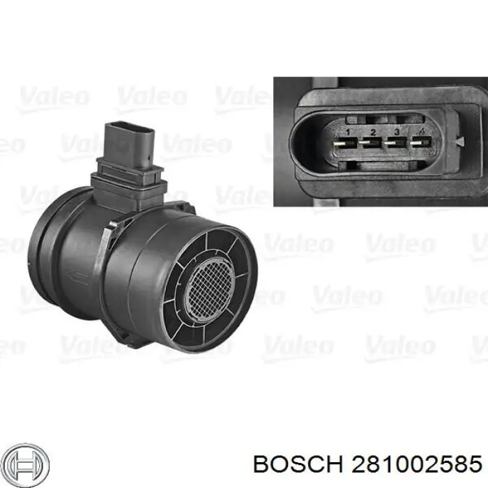 281002585 Bosch Sensor de flujo de aire