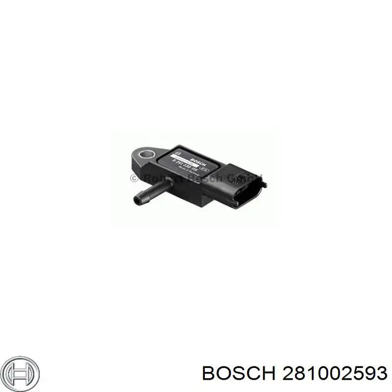 281002593 Bosch sensor de presion de carga (inyeccion de aire turbina)