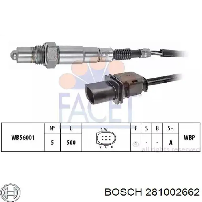 Generador de impulsos, cigüeñal  Bosch 281002662 precio, desde 19,53 EUR