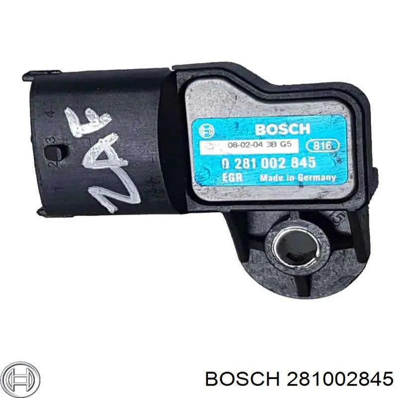 281002845 Bosch sensor de presion de carga (inyeccion de aire turbina)